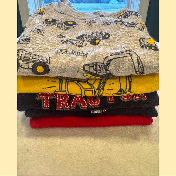 Carters & IH Farm & Construction Baby Boy size 6 Month Clothes Red & Yellow - Picture 2 of 10